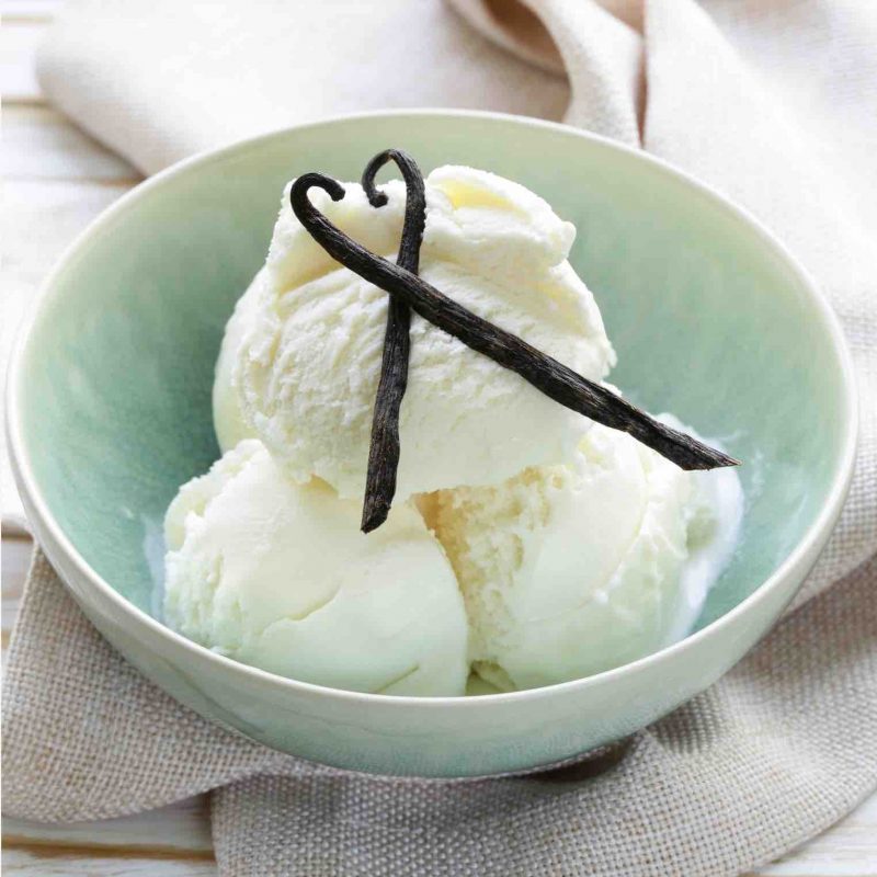 Indonesian vanilla bean gelato