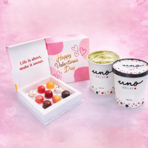 uno gelato Valentines pints and bonbons bundle