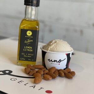 uno gelato - almond siciliano sorbetto