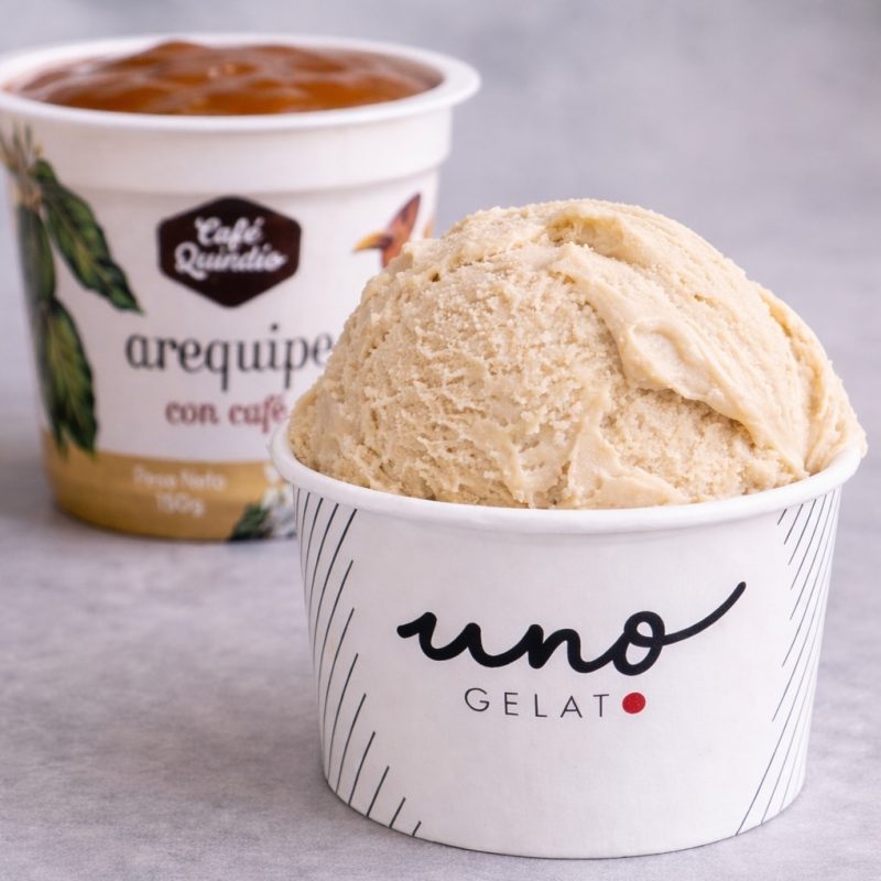 uno gelato arequipe con cafe
