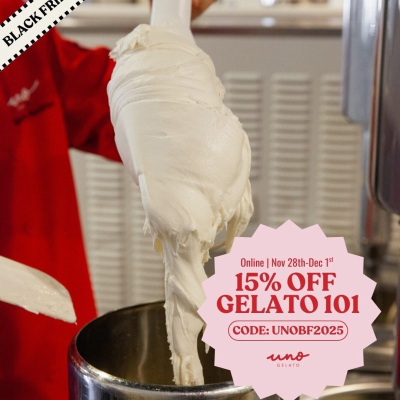 uno gelato - black friday 2025