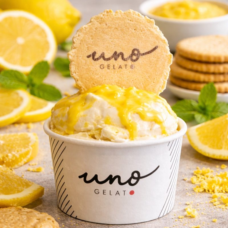 uno gelato - lemon cookies