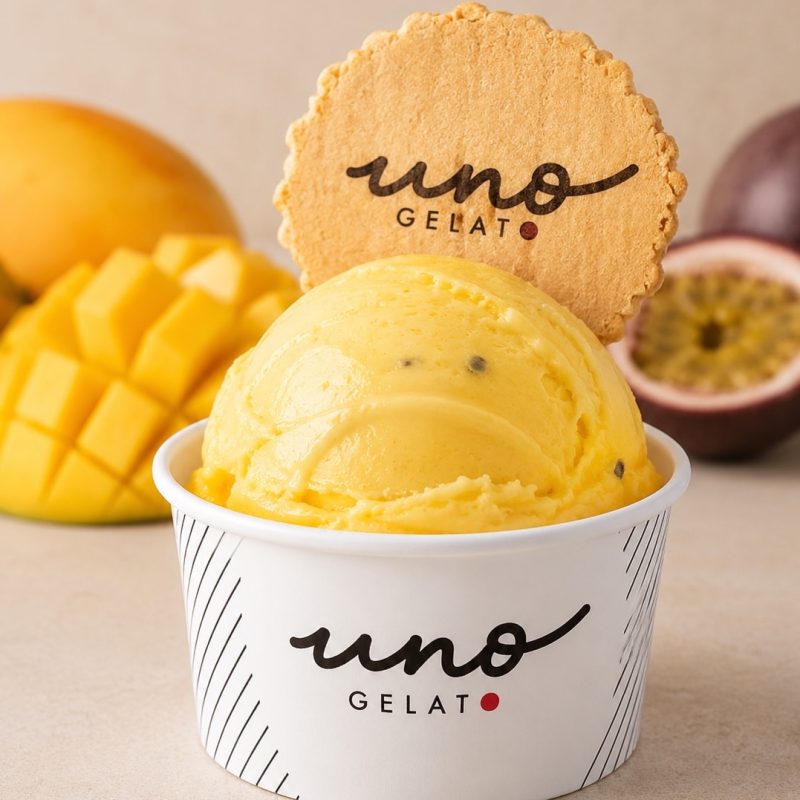 uno gelato mango passion fruit
