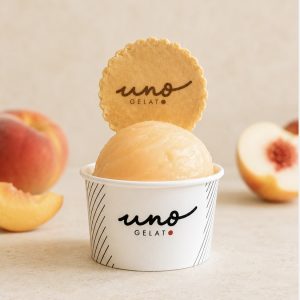 uno gelato - peach sorbetto